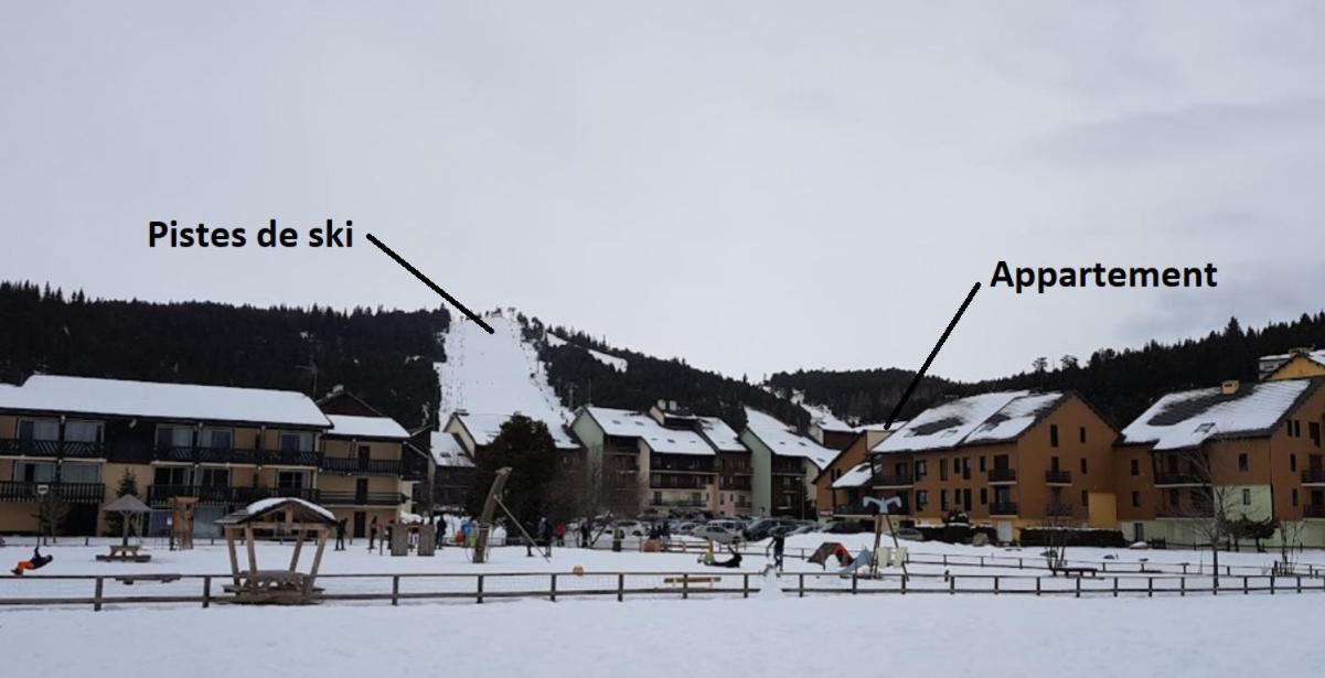 Apt Confortable Au Pied Des Pistes Et De La Foret Bolquere Bagian luar foto