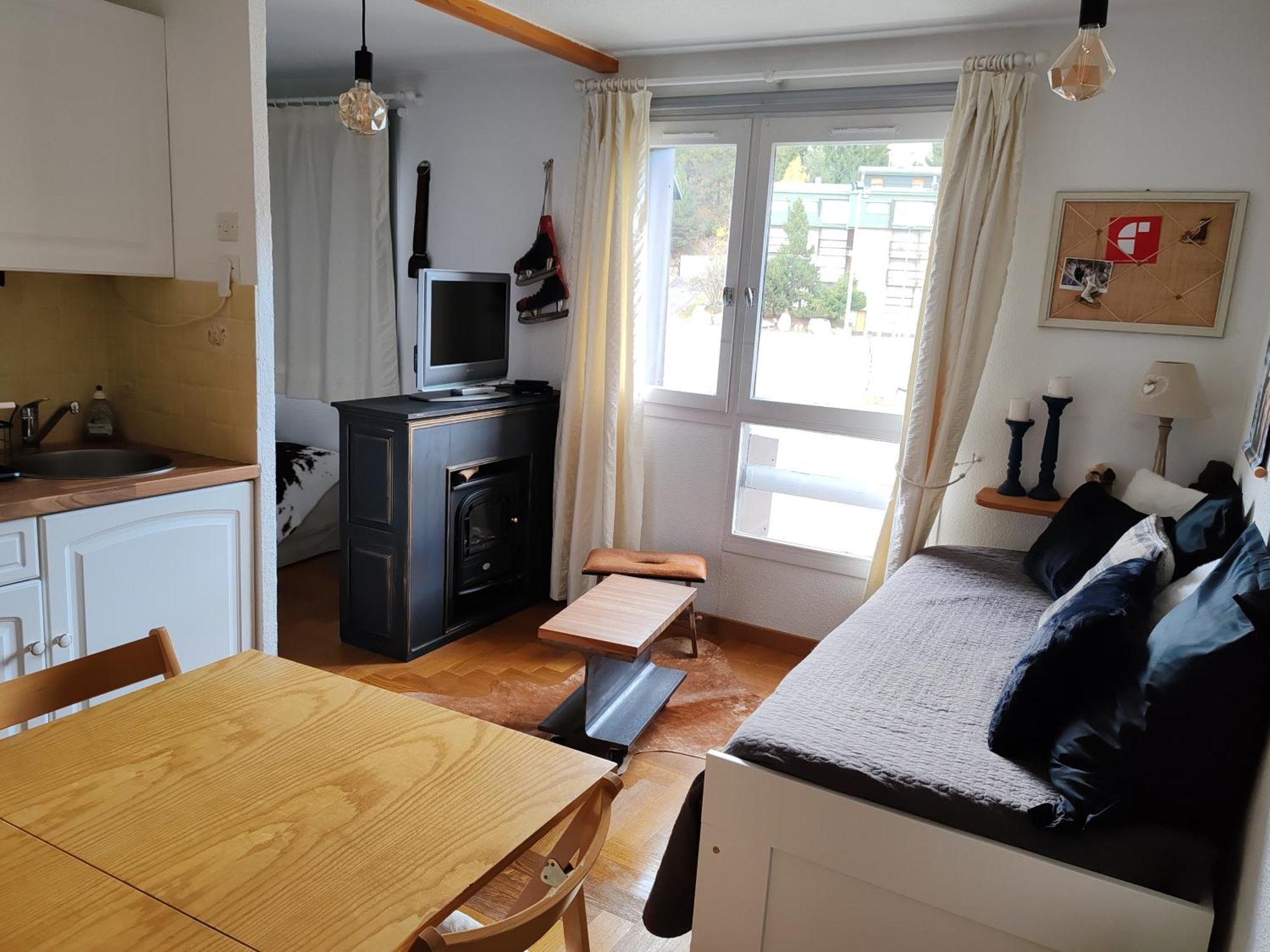Apt Confortable Au Pied Des Pistes Et De La Foret Bolquere Bagian luar foto